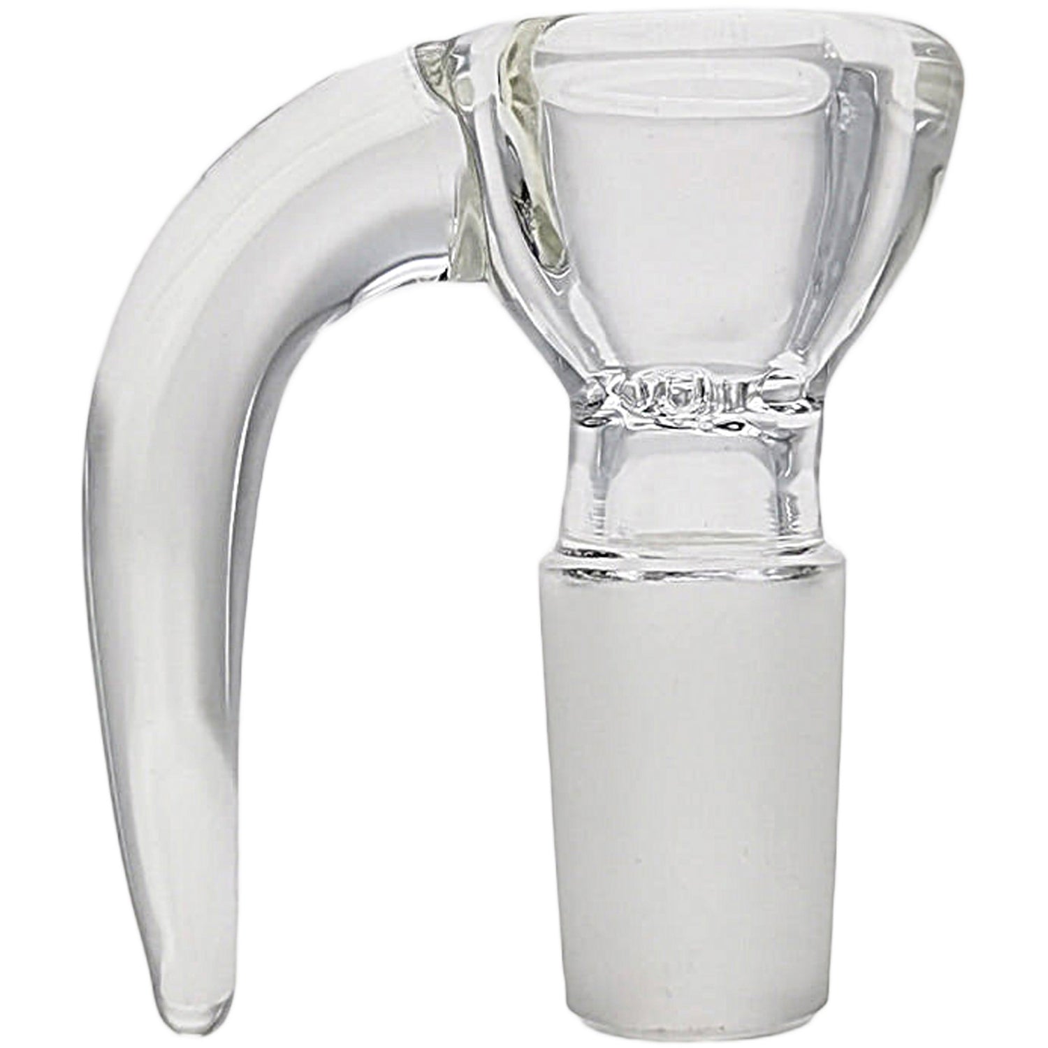 Thick Ass Glass 4-Hole Disc Screen Bong Slide w/ Horn Handle