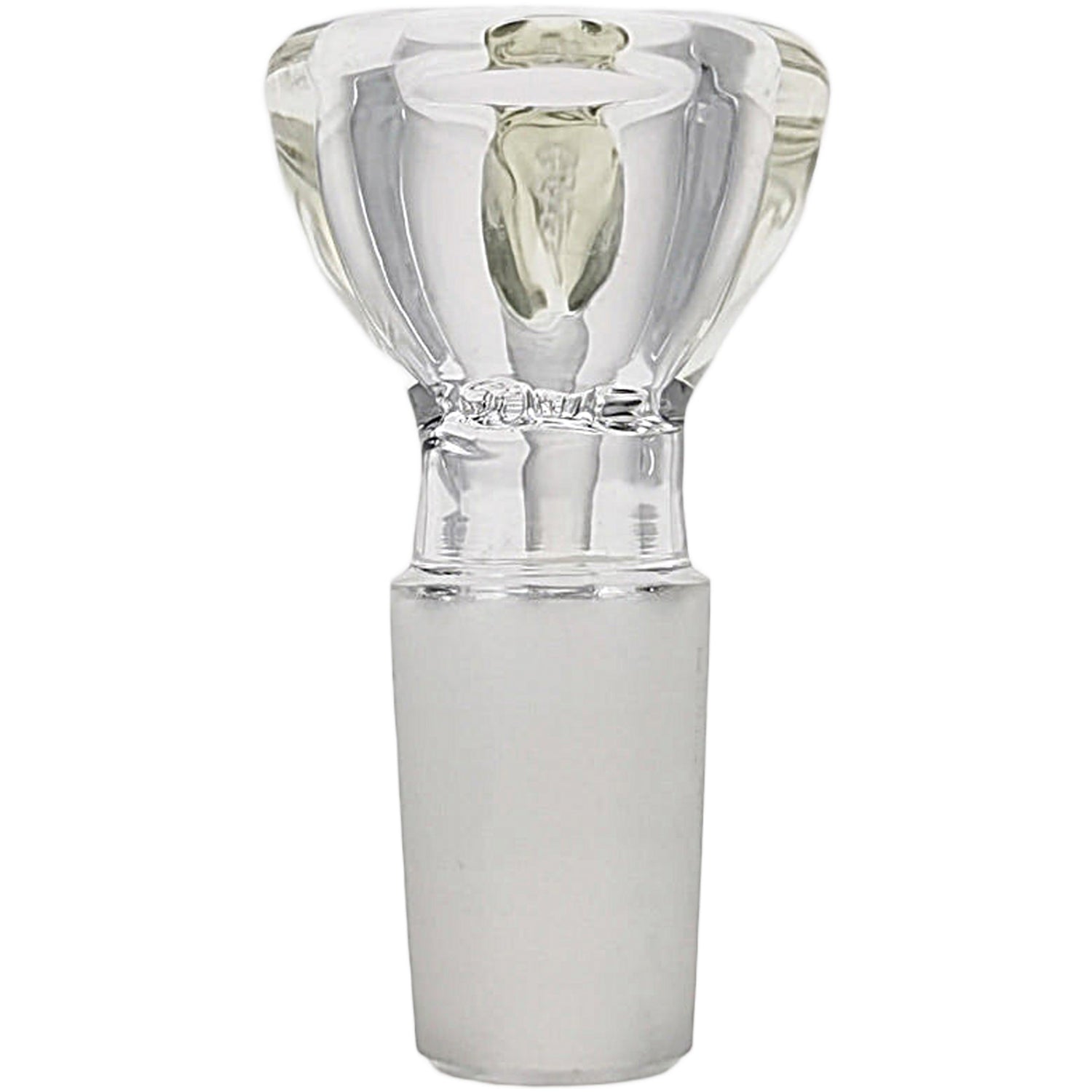 Thick Ass Glass 4-Hole Disc Screen Bong Slide w/ Horn Handle