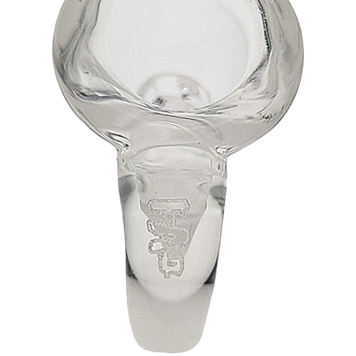 Thick Ass Glass 4-Hole Disc Screen Bong Slide w/ Horn Handle