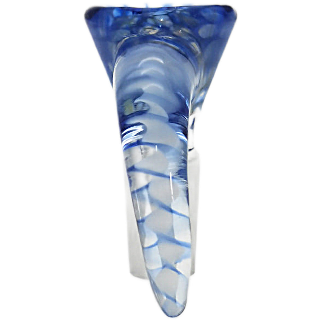 Thick Ass Glass 4-Hole Disc Screen Bong Slide w/ Horn Handle