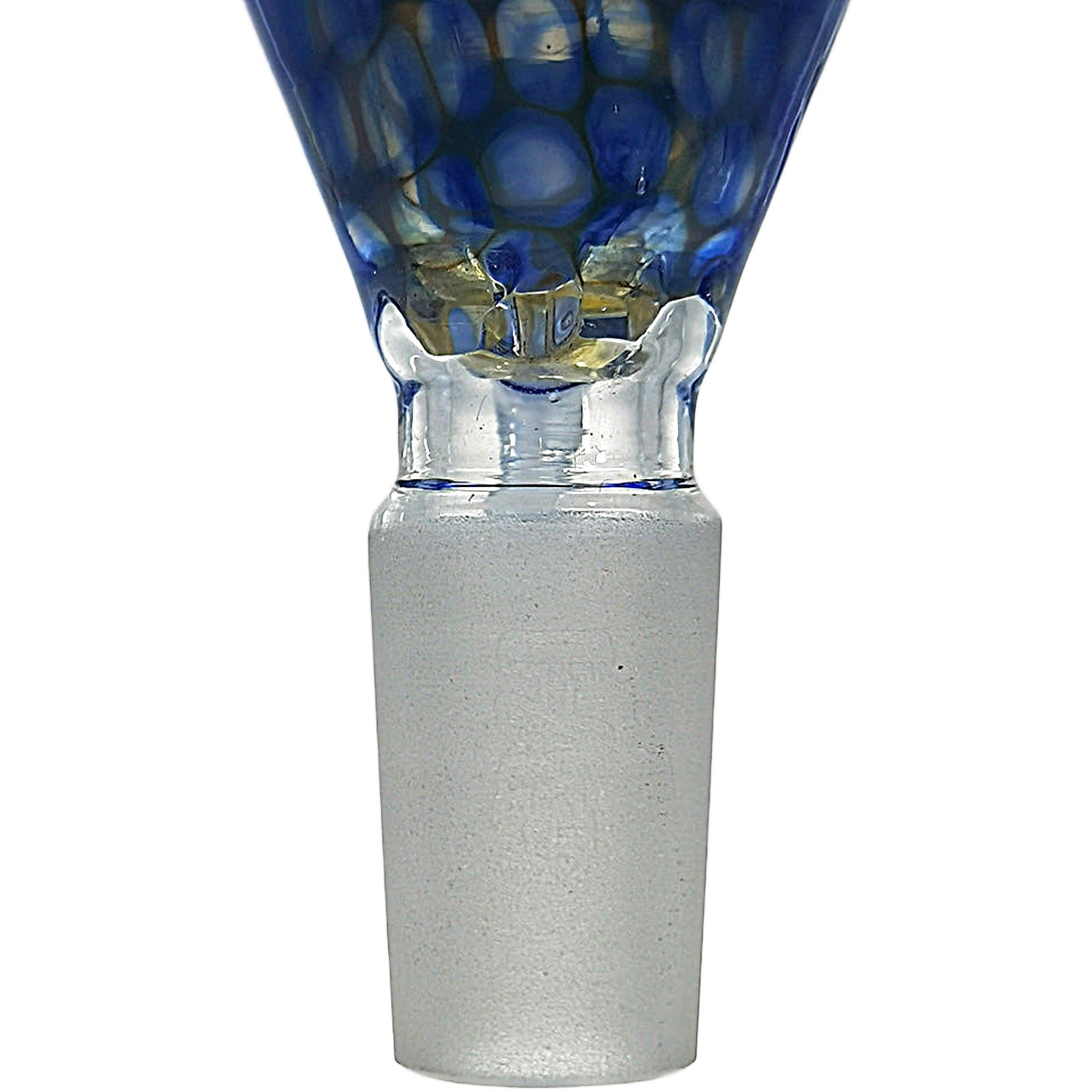 Thick Ass Glass 4-Hole Disc Screen Bong Slide w/ Horn Handle