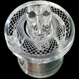 Thick Ass Glass Adjustable Quartz Banger Carb Cap 20-30MM
