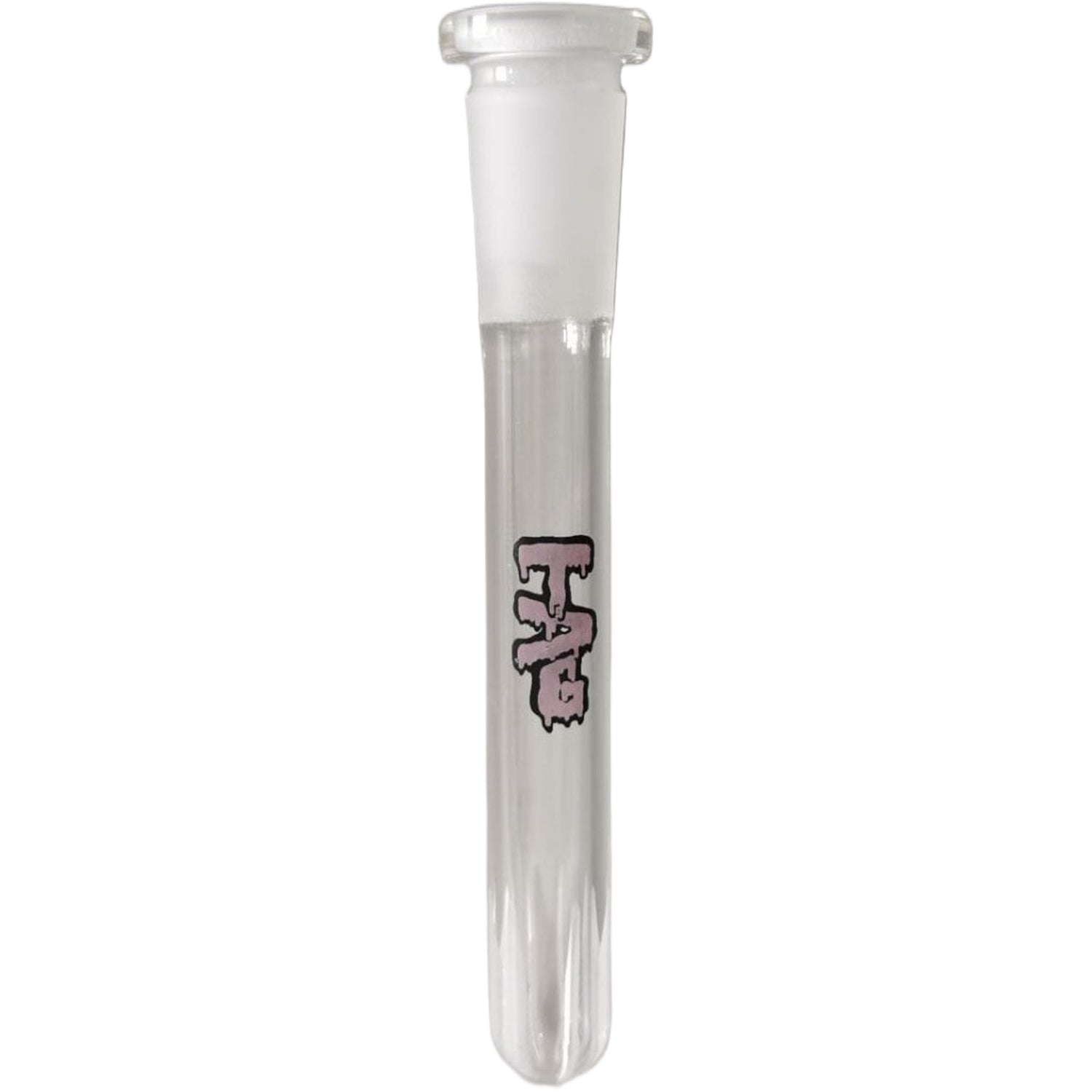 Thick Ass Glass Showerhead Downstem 18-14MM Closed End, Flame Polished