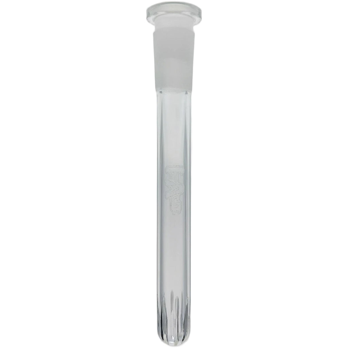 Thick Ass Glass Showerhead Downstem 18-14MM Closed End, Flame Polished