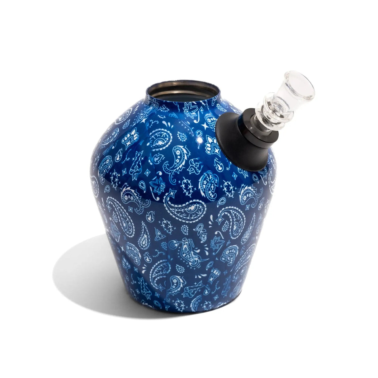 Tommy Chong Chill Bong Limited Edition in Blue with Paisley Design by Chill Steel Pipes