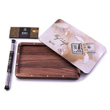 Benji Walnut Tray with Magnetic Lid Kit Fly High design