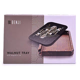 Benji Walnut Tray with Magnetic Lid Kit King Franklin lid detail