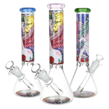 Unicorn Glass Beaker Water Pipe | 10" | 14mm F | Colors Vary