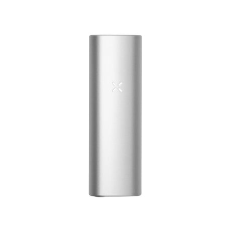 PAX Mini Dry Herb Vaporizer in Platinum, 3300mAh Battery, Portable Steel Design, Front View