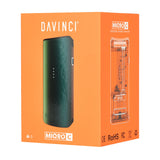 DaVinci Miqro-C Dry Herb Vaporizer in packaging, 900mAh battery, compact design