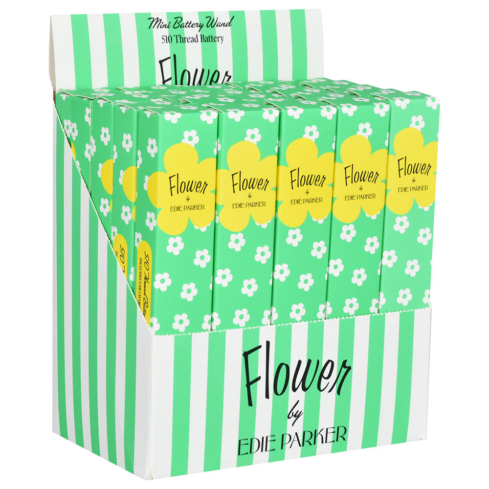 Flower Gnome Edie Parker Mini Vape Wand 4.75" 320mAh 25pc Display DankGeek Flower Gnome Edie Parker Mini Vape Wand 4.75" 320mAh 25pc Display DankGeek