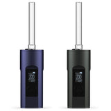 Arizer Solo II Portable Vaporizers in Blue & Black, Front View with Digital Display