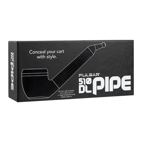 Pulsar 510 DL Pipe Vape packaging, front view, highlighting variable voltage feature.