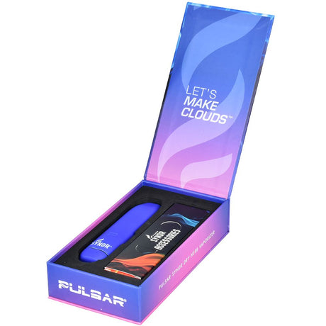 Pulsar Syndr Dry Herb Vaporizer in Royal Wizard, 880mah, packaged in box with accessories