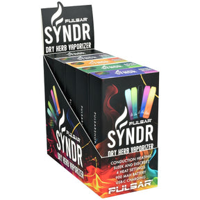 Pulsar Syndr Dry Herb Vaporizer packaging, 880mah, conduction heating, USB charging