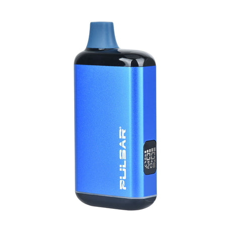 Pulsar 510 DL 2.0 Pro Vape Bar in Sapphire Blue, front view on a white background, 1000mAh capacity