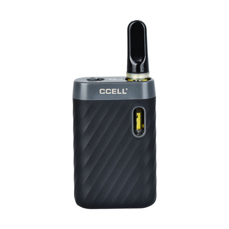 CCELL Sandwave 510 Battery front view, 400mAh variable voltage, compact design, black