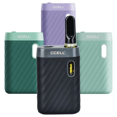 CCELL Sandwave Variable Voltage 510 Batteries in multiple colors with a sleek design