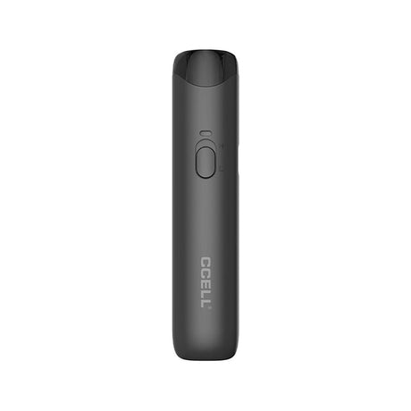 CCELL Go Stik Onyx Black, 280mAh Variable Voltage 510 Battery, Front View on White Background