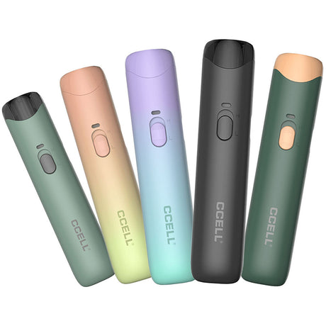 CCELL Go Stik 510 Batteries in various colors with 280mAh capacity, front view