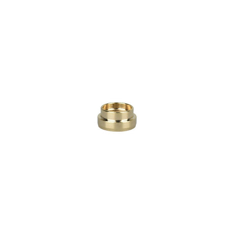 Pulsar VLT 510 Adapter Ring for 1.0ml Carts, 5CT Box, gold finish, front view on white background