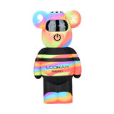 Lookah Tie Dye Bear 510 Battery, 500mAh capacity, front view on white background