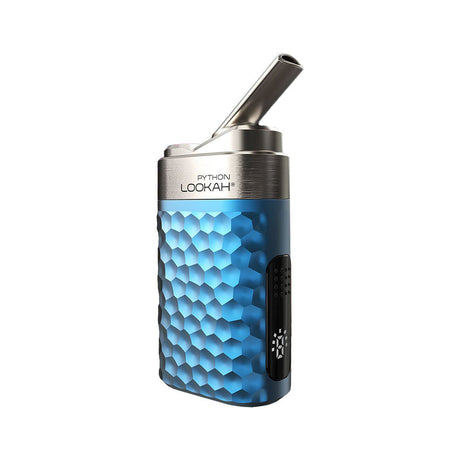 Lookah Python Variable Voltage Wax Vaporizer in Blue with 650mAh Battery - Angled View