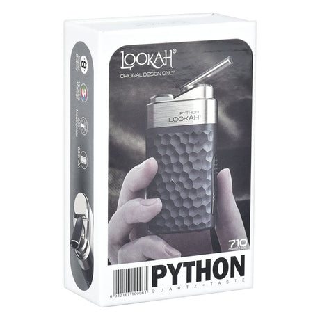 Lookah Python Variable Voltage Wax Vaporizer in packaging, 650mAh battery, easy grip design