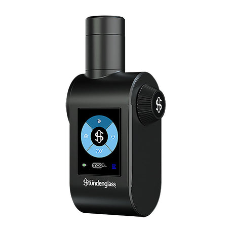 Stündenglass Modul Vaporizer front view with digital display and 6000mAh battery