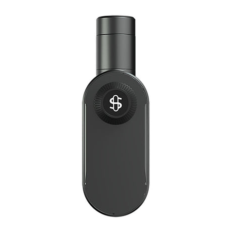 Stündenglass Modul Vaporizer front view, sleek black design with 6000mAh battery