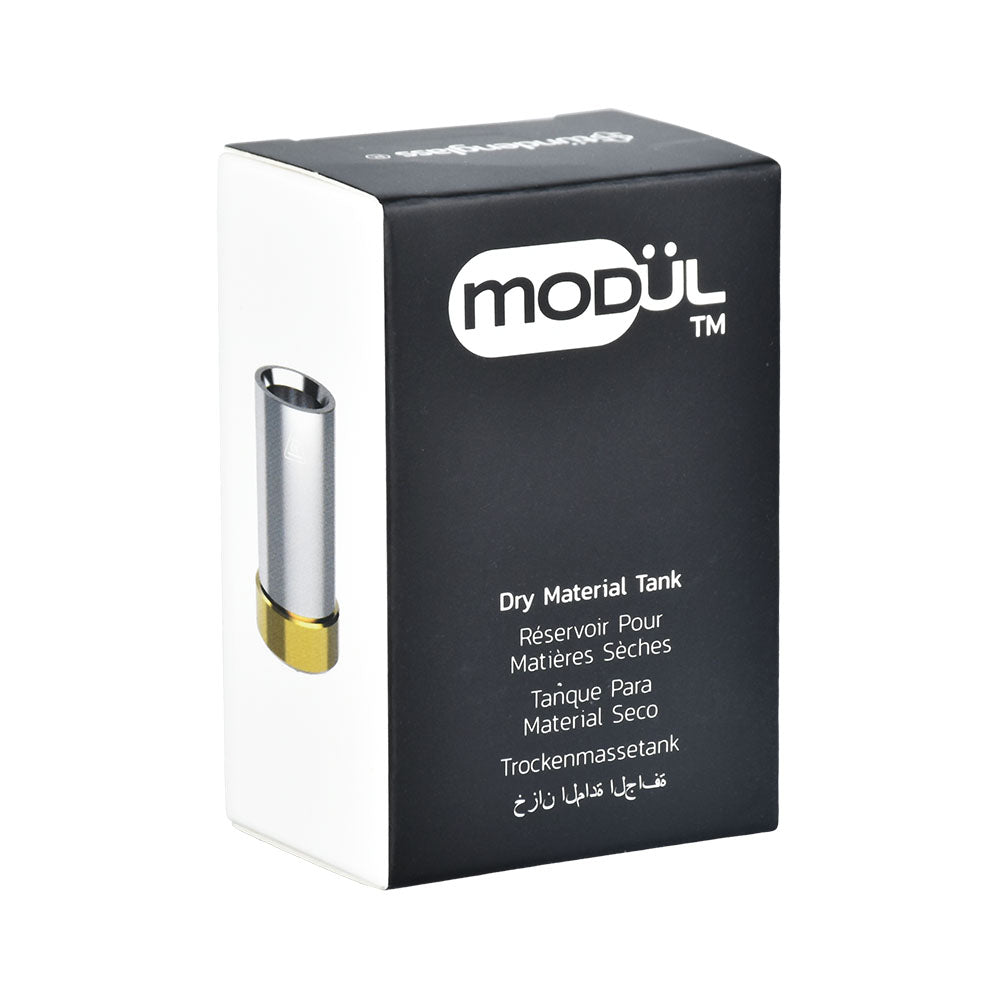 Stündenglass Modul Vaporizer Tank with quartz insert, packaged front view