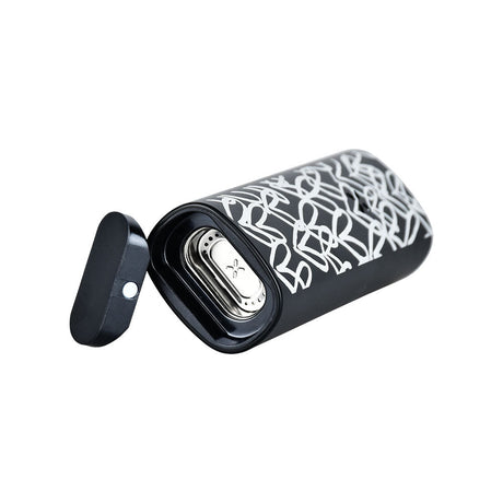 PAX x JGoldcrown LE Onyx Mini Vaporizer with open lid, 3300mAh, graffiti design
