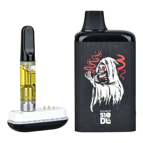 Pulsar 510 DL 2.0 PRO Vape Bar with 1000mAh in Smoke BlackCraft, Front View