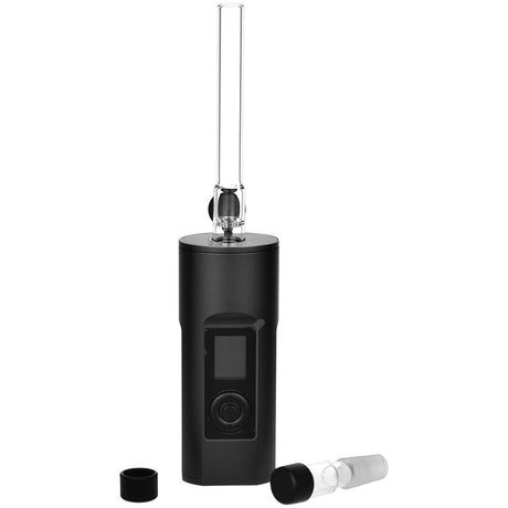 Arizer Solo II Max Dry Herb Vaporizer with Glass Stem and OLED Screen - Front View