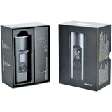 Arizer Solo II Max Dry Herb Vaporizer with 3200mAh battery, displayed in packaging, front and side views