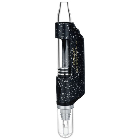 Lookah Seahorse PRO Plus Electric Dab Pen in Black/White Spatter, 650mAh, Side View