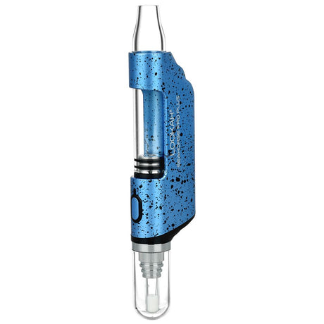 Lookah Seahorse PRO Plus Electric Dab Pen in Blue/Black Spatter, 650mAh, Side View