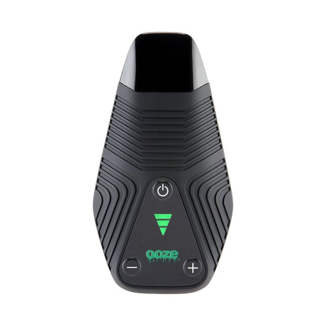 Ooze Brink Dry Herb Vaporizer in Panther Black, 1800mAh - Front View