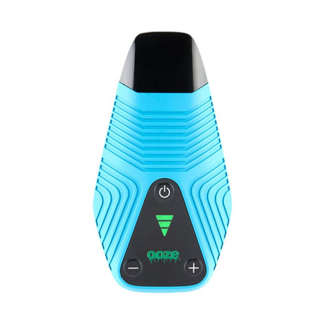 Ooze Brink Dry Herb Vaporizer in Sapphire Blue with 1800mAh Battery - Front View