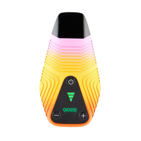 Ooze Brink Dry Herb Vaporizer in Sunshine, 1800mAh battery, front view on white background