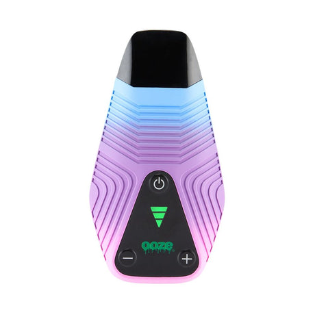 Ooze Brink Dry Herb Vaporizer Twilight Variant - Front View with LED Lights