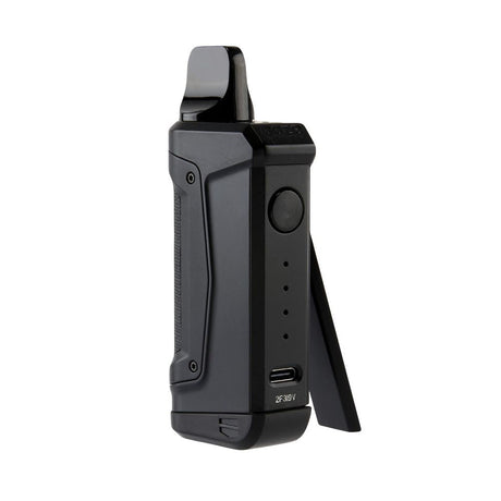 Ooze Duplex 2 C-Core Vaporizer in Panther Black - 900mAh with Dual Compatibility, Side View