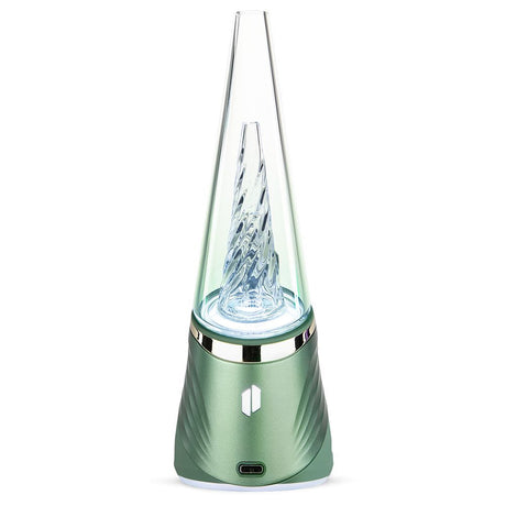 Puffco Peak Pro Vaporizer in Black, High-Tech Smart Rig with 1700mAh Battery, Front View
