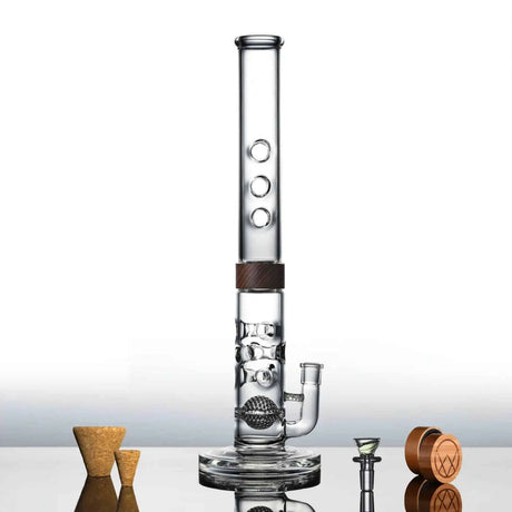 Vitae Glass 18" Swiss Trio Bong