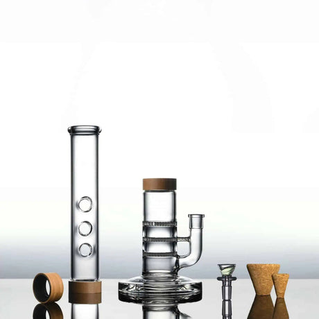 Vitae Glass 16" Tri-Trio Bong