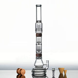 Vitae Glass 23" Voyager + Dual Perc Bong