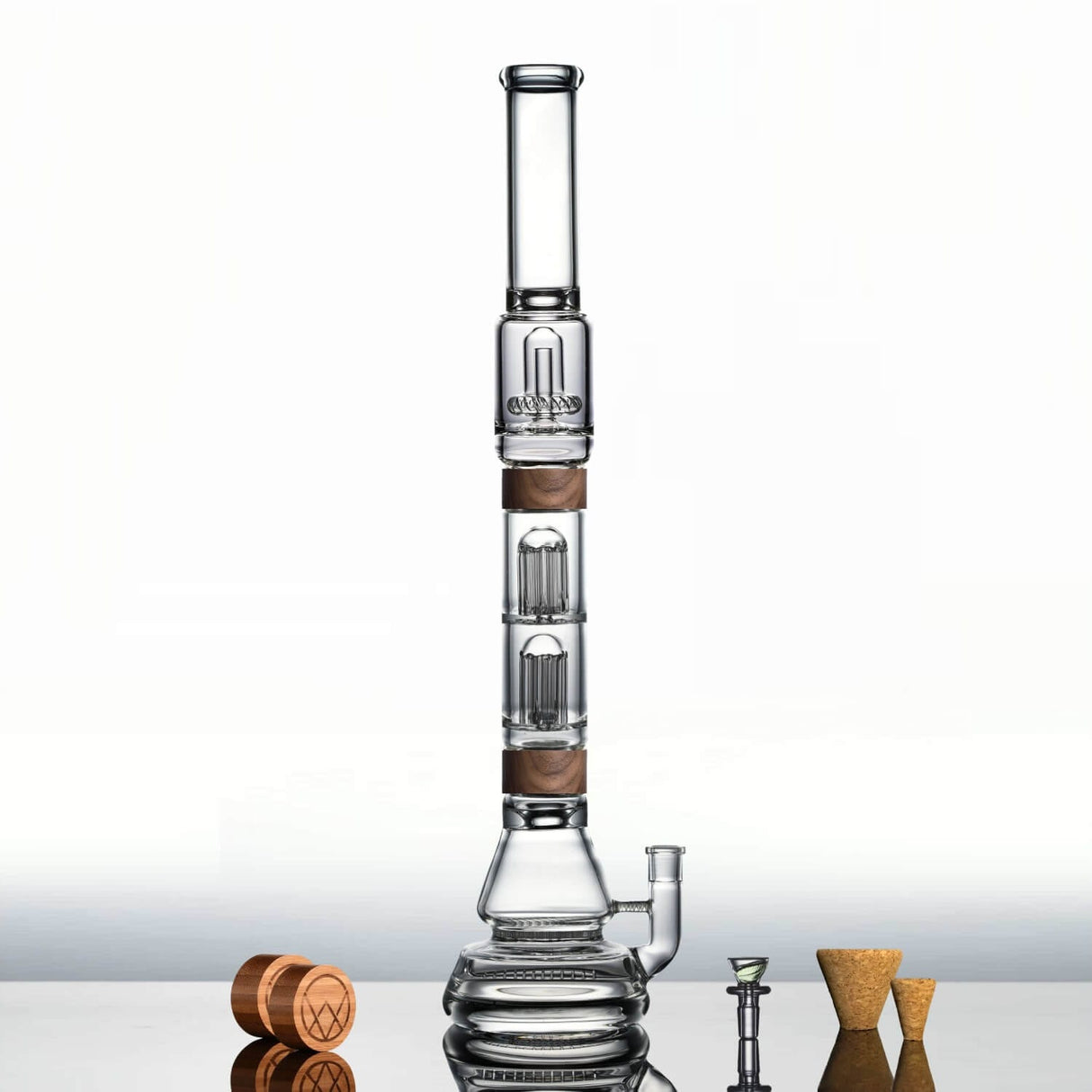 Vitae Glass 23" Voyager + Dual Perc Bong