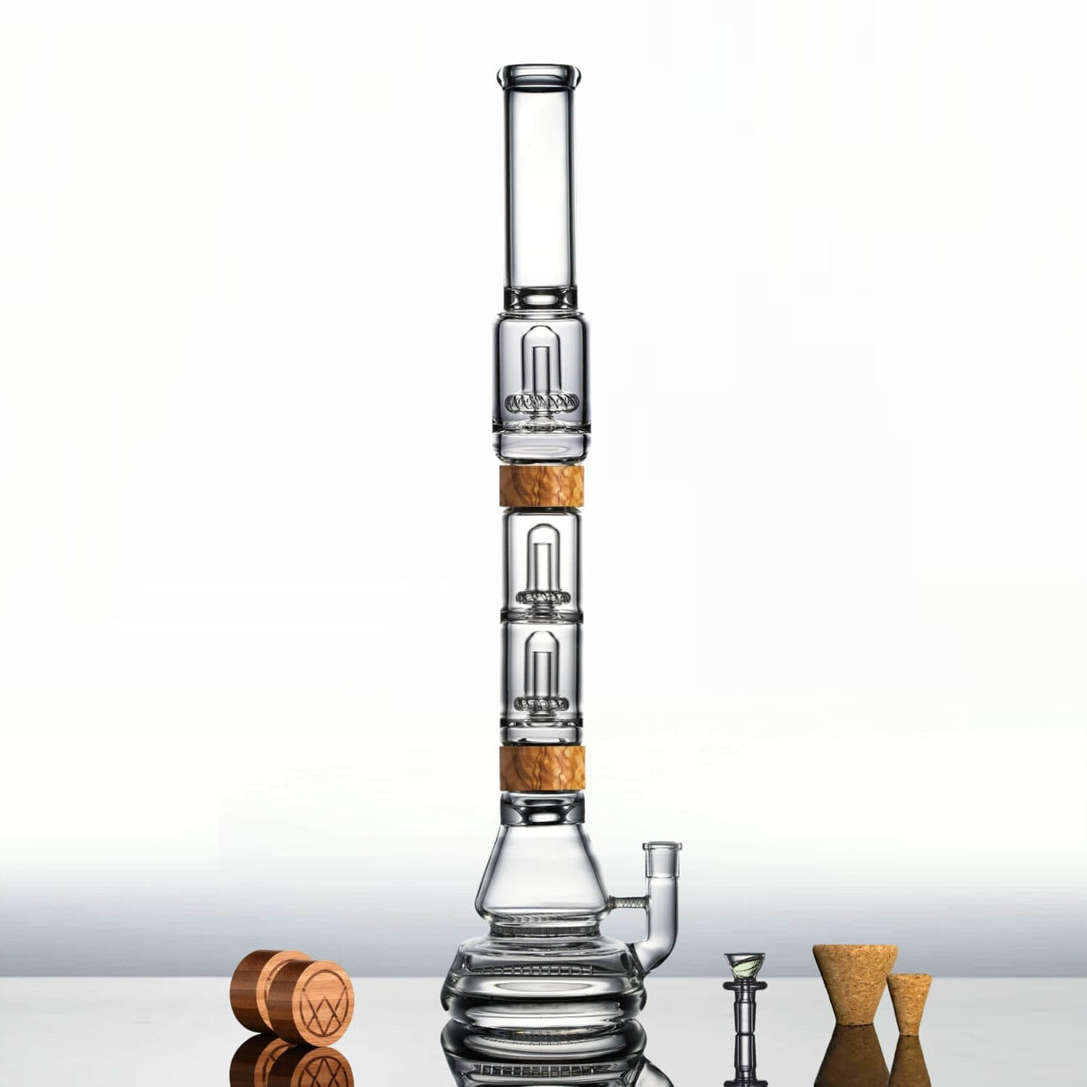 Vitae Glass 23" Voyager + Dual Perc Bong