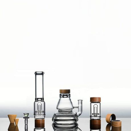 Vitae Glass 20" Voyager + Mini Perc Bong