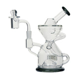 Tyson Knockout Dab Rig with Quartz Bucket and Female Joint - Front View